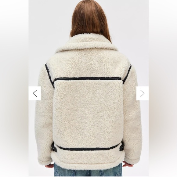 BDG Taylor Piled Fleece Aviator Jacket Size M - Picture 13 of 13